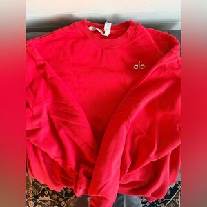 Alo accolade crew neck sweatshirt, small